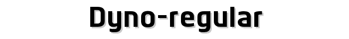 Dyno%20Regular font