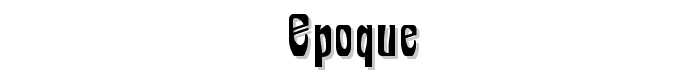 Epoque font