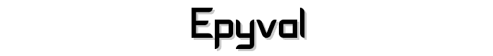 Epyval font