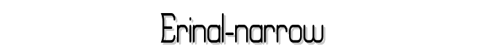Erinal%20Narrow font