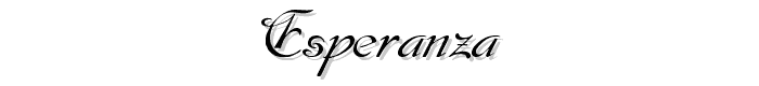 Esperanza font