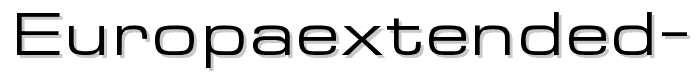 EuropaExtended%20Normal font