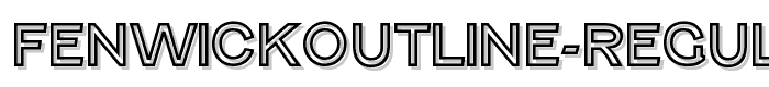 FenwickOutline%20Regular font