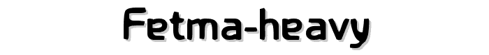 Fetma%20Heavy font