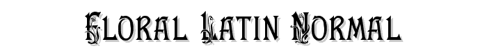Floral%20Latin%20Normal font