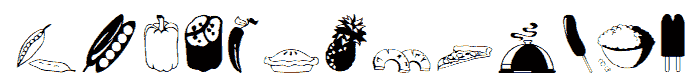 Food font