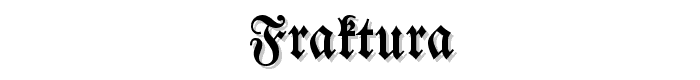 Fraktura font