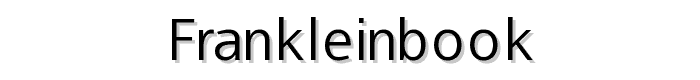 FranKleinBook font