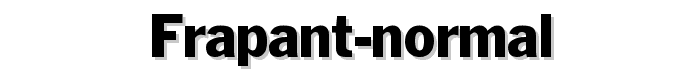 Frapant%20Normal font