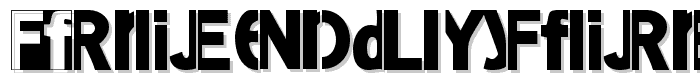 FriendlyFire font