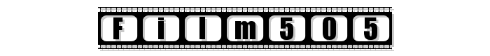 film505 font