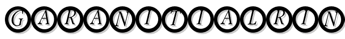 GaranitialRings font