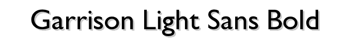 Garrison%20Light%20Sans%20BOLD font
