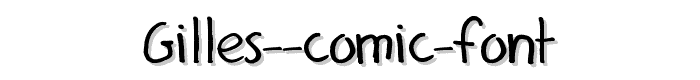 Gilles%20Comic%20Font font