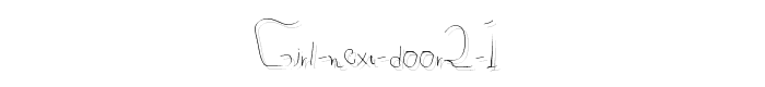 Girl%20Next%20Door2%201 font