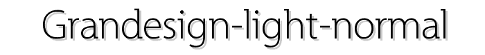 Grandesign%20Light%20Normal font