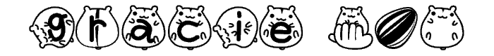 gracie font