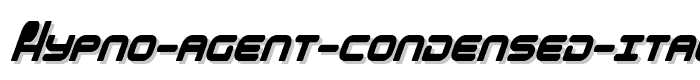 HYPNO%20Agent%20Condensed%20Italic font