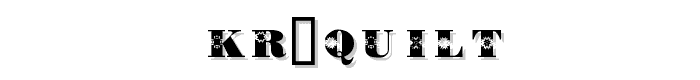 KR%20Quilt font