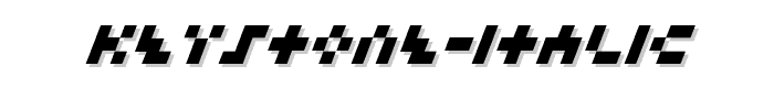 Keystone%20Italic font