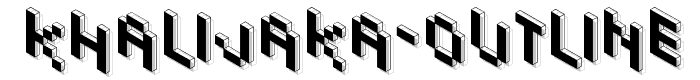 Khalijaka%20Outline font