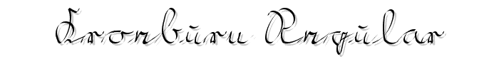 Kroeburn%20Regular font