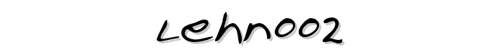 LEHN002 font