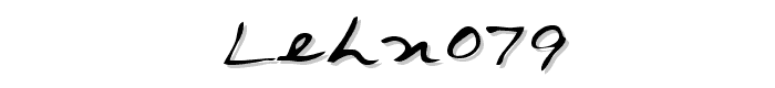 LEHN079 font