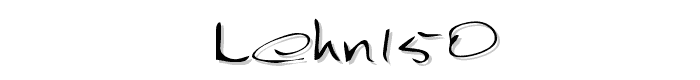 LEHN150 font