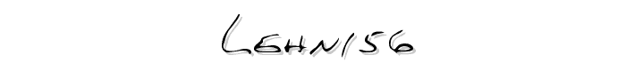 LEHN156 font