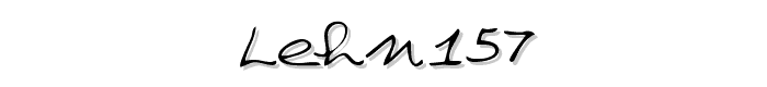 LEHN157 font