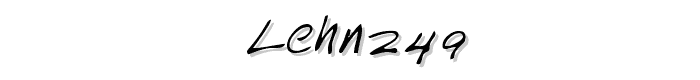 LEHN249 font
