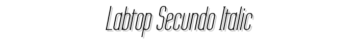 Labtop%20Secundo%20Italic font