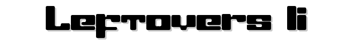 LeftOvers%20II font
