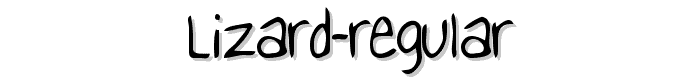 Lizard%20Regular font