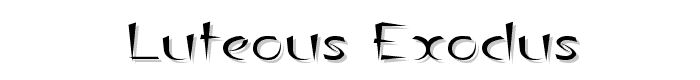Luteous%20Exodus font