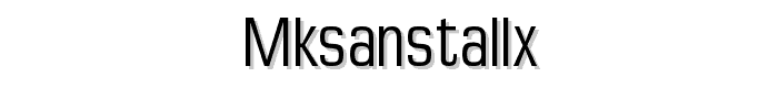 MKSansTallX font