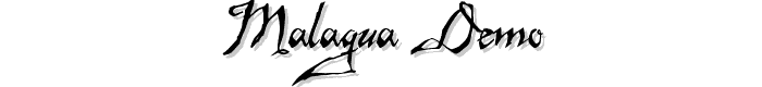 Malagua%20Demo font