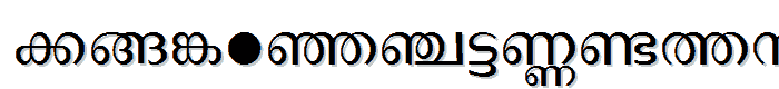 Manorama font