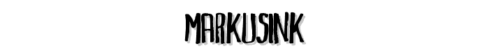 MarkusInk font