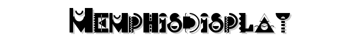 MemphisDisplay font