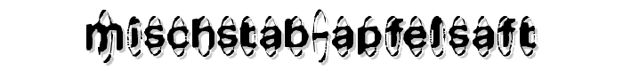 Mischstab%20Apfelsaft font