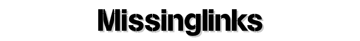 MissingLinks font