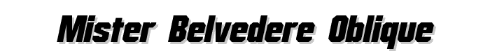 Mister%20Belvedere%20Oblique font