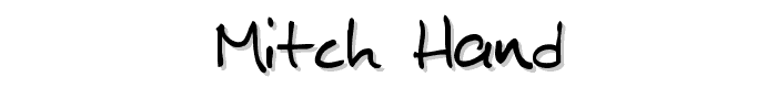 Mitch%20Hand font