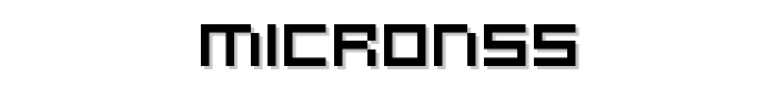 microN55 font