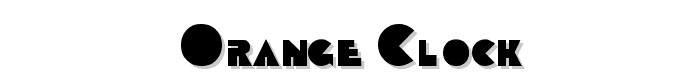 Orange%20Clock font