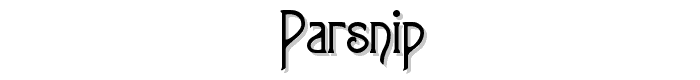 Parsnip font