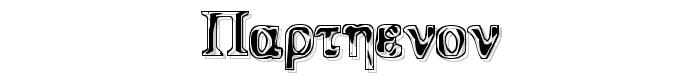 Parthenon font