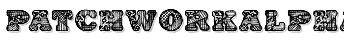 PatchworkAlphabet font